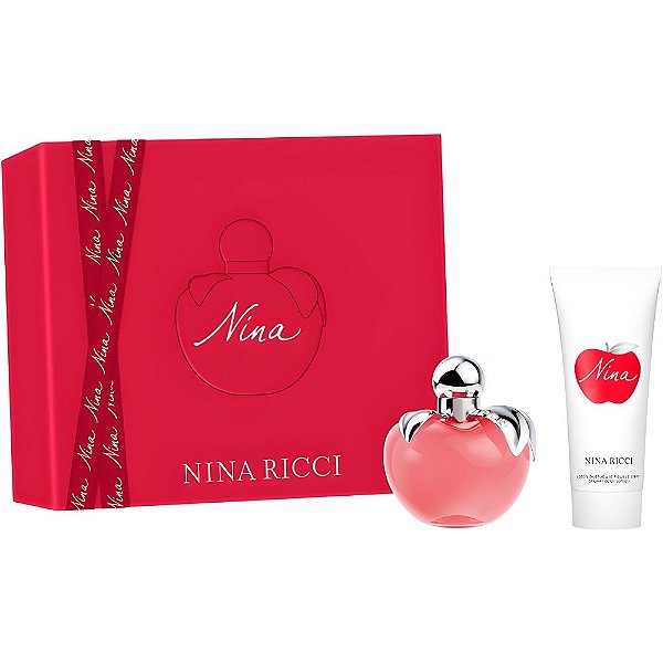 Kit Perfume Nina Ricci Nina EDT 50mL + Loção Corporal 75mL - Feminino