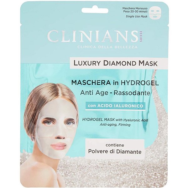 Máscara Facial Clinians Hydrogel Diamond - 24gr