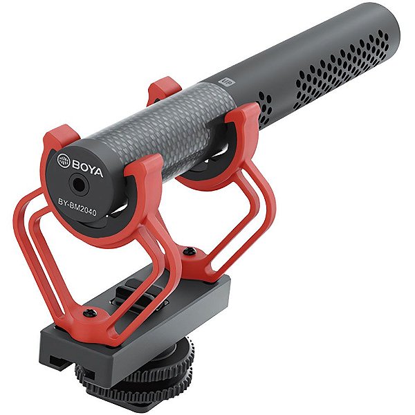 Microfone Boya BY-BM2040 Supercardióide para Câmera - Preto