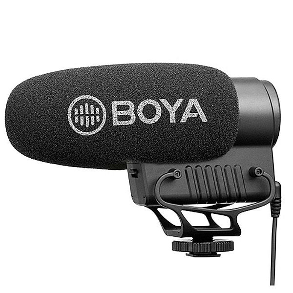 Microfone Boya BY-BM3051S para Câmera - Preto