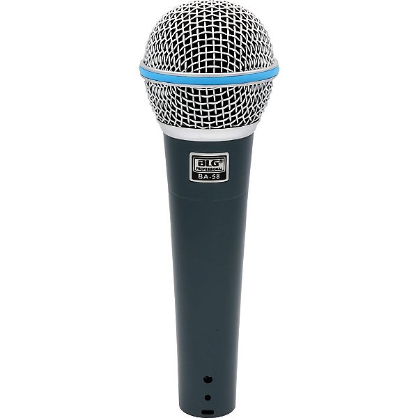 Microfone com Fio BLG BA-58 - Azul