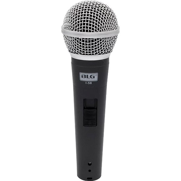 Microfone com Fio BLG I-58 - Preto