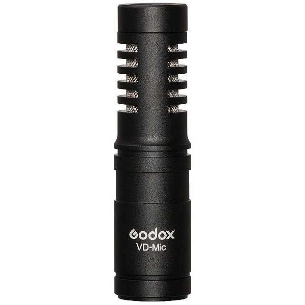 Microfone Godox VD-Mic Shotgun para Câmera - Preto