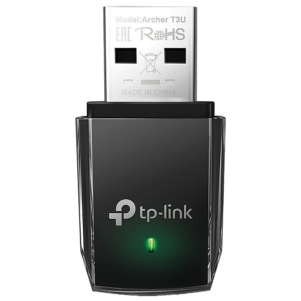 Mini Adaptador USB TP-Link Archer T3U AC1300 Wi-Fi 5 Dual Band