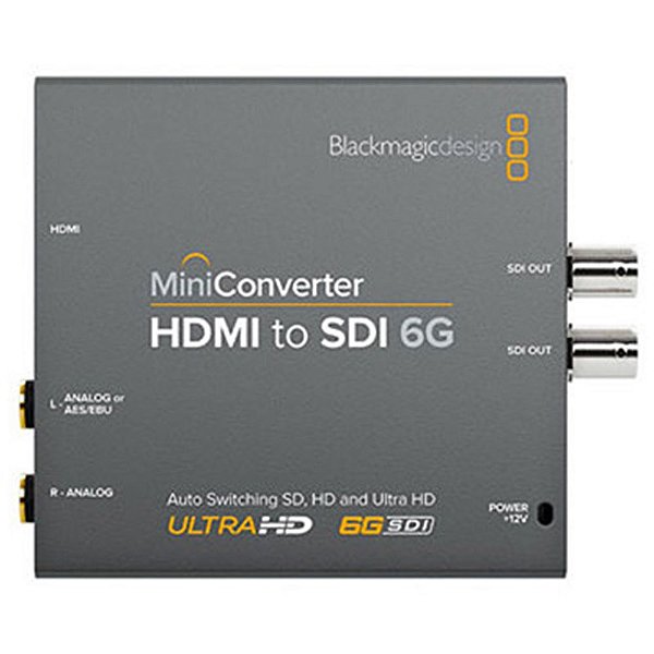 Mini Conversor Blackmagic Design SDI a HDMI 6G (CONVMBHS24K6G)