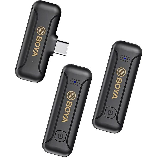 Mini Microfone sem Fio Boya BY-WM3T2-U2 - Preto