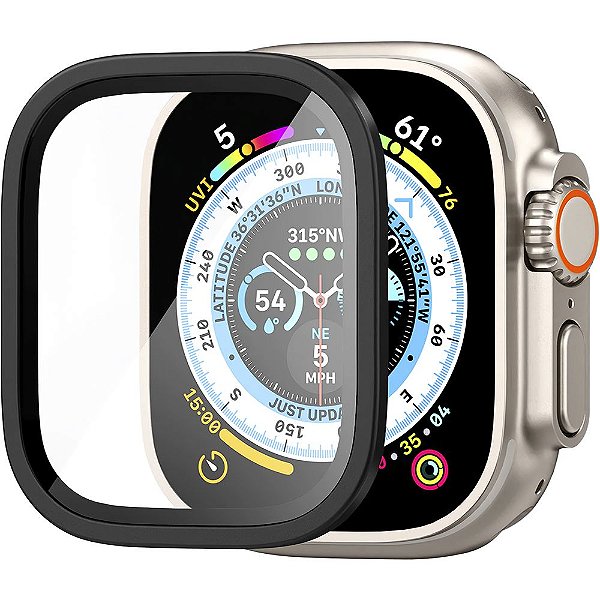 Protetor de Tela Spigen GLAS.tR Slim Pro AGL06161 para Apple Watch Ultra 49 mm - Preto