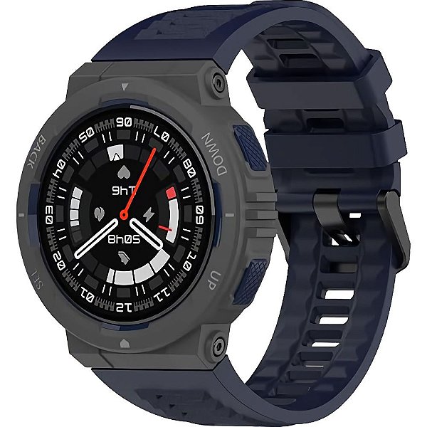 Relógio Smartwatch Amazfit Active Edge A2212 - Preto/Azul
