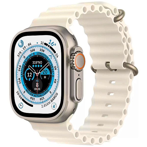 Relógio Smartwatch Blulory Ultra Pro - Cinza