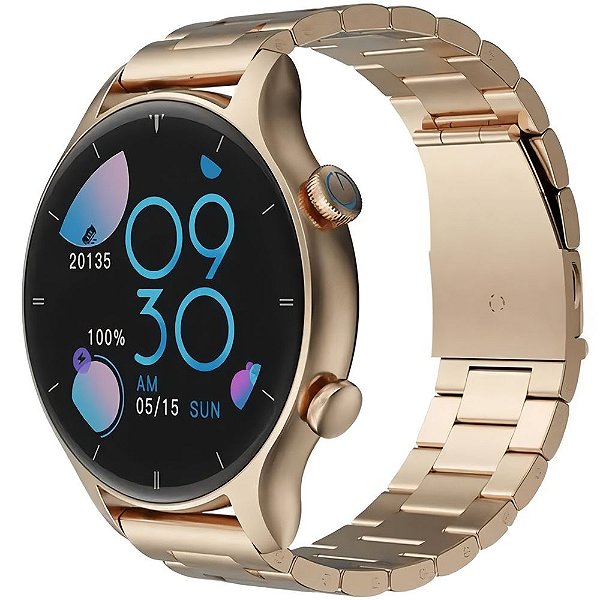 Relógio Smartwatch G-Tide R1 Goldman - Dourado