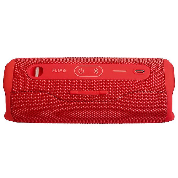 Speaker Portátil JBL Flip 6 Bluetooth - Vermelho