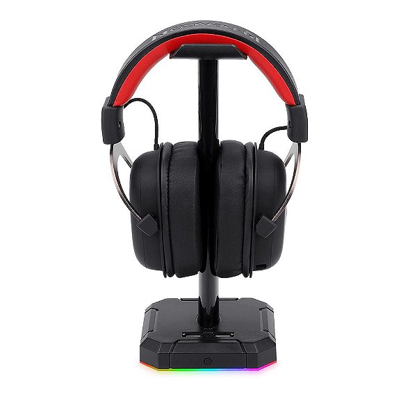 Suporte para Fone de ouvido Redragon RED-HA300 Scepter Pro Gaming - Preto