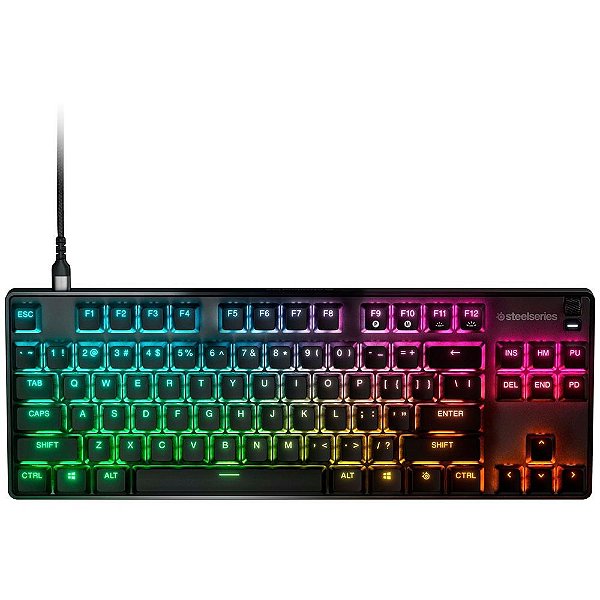 Teclado Gamer SteelSeries Apex 9 TKL RGB USB - Preto (Inglês)