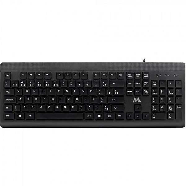 Teclado Mtek KP302-ESP USB - Preto (Espanhol)