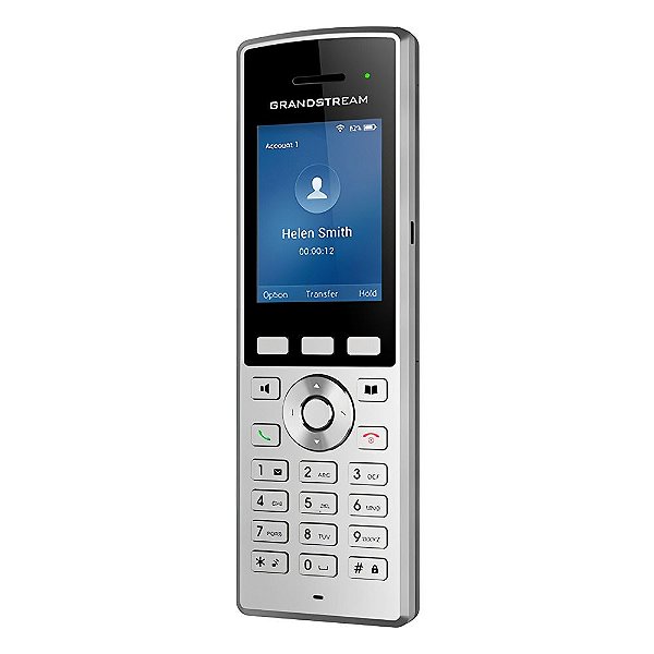 Telefone IP Sem Fio Grandstream WP-822 - Preto/Prata