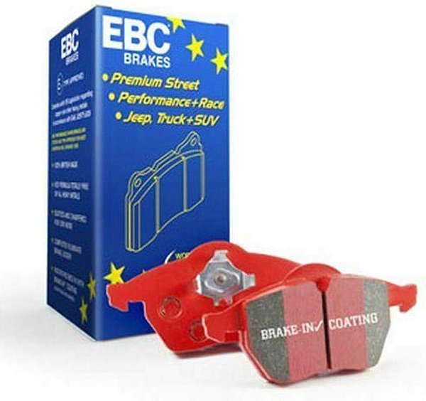 Pastilha de Freio de Cerâmica Redstuff DP31452C da EBC Brakes com Baixa Emissão de Pó.