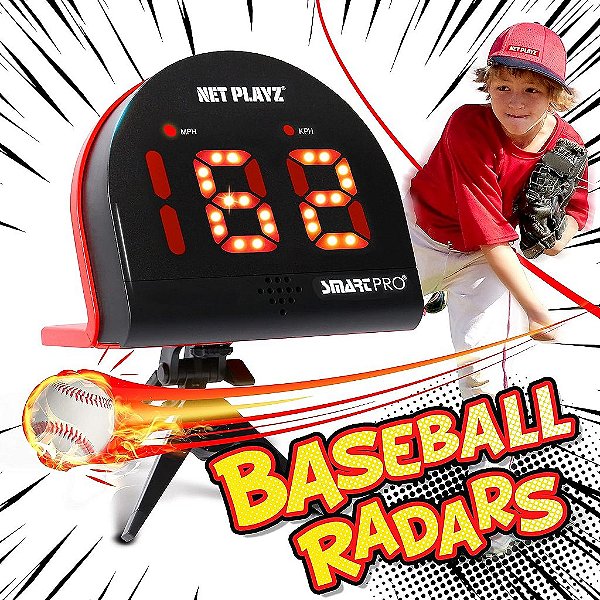 Presentes de Beisebol TGU, Radares de Velocidade (Sem as Mãos) Radar de Beisebol, Auxiliares de Treinamento de Arremesso, Gadgets e Equipamentos de Alta Tecnologia, Preto (NIS022132024)