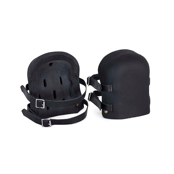 Joelheiras de proteção Sellstrom KneePro para telhados com acolchoamento de espuma de alta resistência - Preto - Tamanho adulto universal - S96350