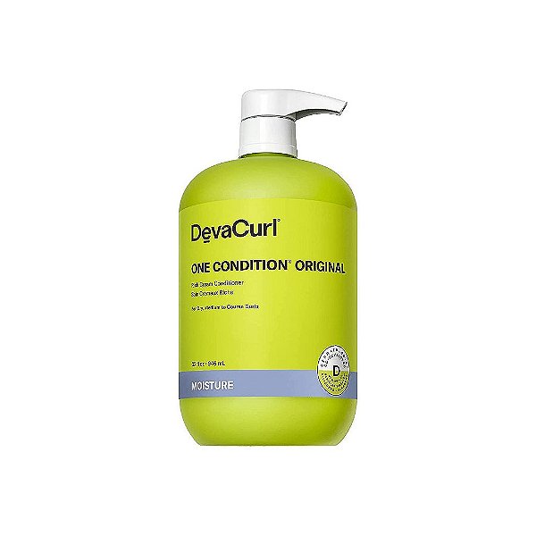 DevaCurl One Condition Original Condicionador Cremoso Rico | Controla e Reduz o Frizz | Combate Nós | Deixa os Cachos Nutridos