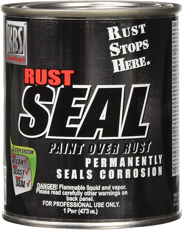 KBS Coatings 4308 RustSeal Branco Antiferrugem - 1 Pint (Pinta)
