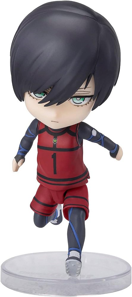Nações Tamashii - Blue Lock - Rin Itoshi, Bandai Spirits Figuarts Mini Figura de Ação