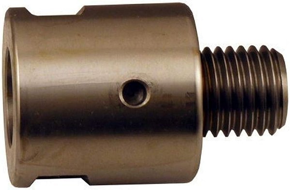 Adaptador do fuso do cabeçote do torno PSI Woodworking LAG1218 de 1 x 12tpi para 1 x 8tpi.