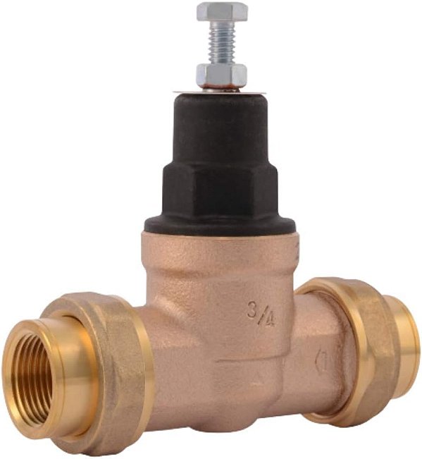 Válvula de Regulação de Pressão de Dupla União EB45 de 3/4 Polegadas da Cash Acme, 45 PSI, 23885-0045