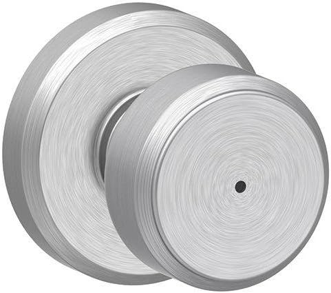 Coleção Greyson da Schlage F40 BWE 626 GSN Maçaneta de Fechadura de Privacidade Bowery, Cromado Acetinado