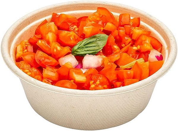 Recipientes descartáveis para viagem de 9 onças Restaurantware Pulp Tek, 100 recipientes ovais de comida descartáveis - Tampas vendidas separadamente, sustentáveis, recipientes de bagaço para viagem, duráveis, próprios para micro