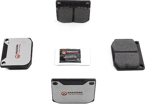 Pastilhas de freio semi-metálicas da série MAGMA Pro-Series PSD2M, dianteiras