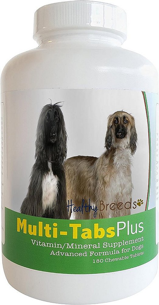 Saúde Raças Afghan Hound Multi-Tabs Plus Comprimidos Mastigáveis 180 Contagem