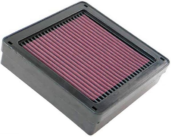 Filtro de ar do motor K&N: Reutilizável, Limpo a cada 75.000 milhas, Lavável, Filtro de ar de reposição para carro: Compatível com MITSUBISHI 1995-2009 (Outlander, Lancer
