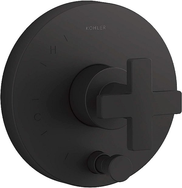 KOHLER K-T73117-3-BL Composed Valve Trim, Matte Black
KOHLER K-T73117-3-BL Composed Valve Trim, Preto Fosco