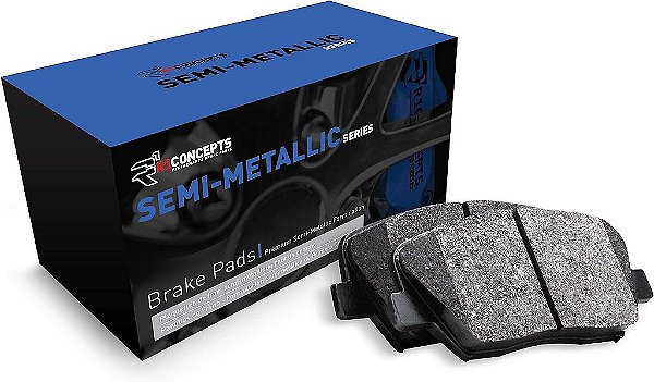 Pastilhas de freio da Série Semi-Metálica Traseira R1 Concepts 2311-1086-00| Serve para Honda CR-V 2005-2016, Honda Accord Crosstour 2010-2011, Acura RDX 2010