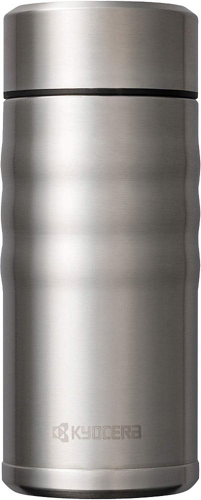 Caneca de Viagem Kyocera com Tampa de Rosca, 17oz, Aço Inoxidável