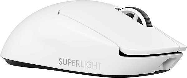 Mouse para jogos sem fio Logitech G PRO X SUPERLIGHT 2 LIGHTSPEED, leve, com interruptores híbridos LIGHTFORCE, sensor HERO 2, 32.000 DPI, 5 botões programáveis, recarga USB-C, PC & Mac - Br