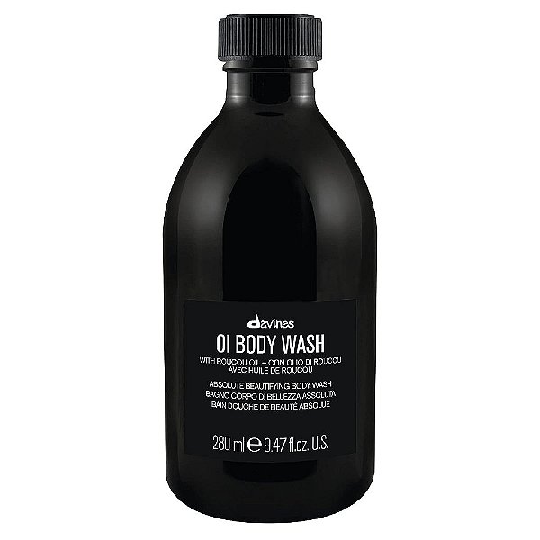 Davines OI Body Wash, Hidrata e Limpa Suavemente, Com Óleo de Roucou, 9.47 Fl Oz
