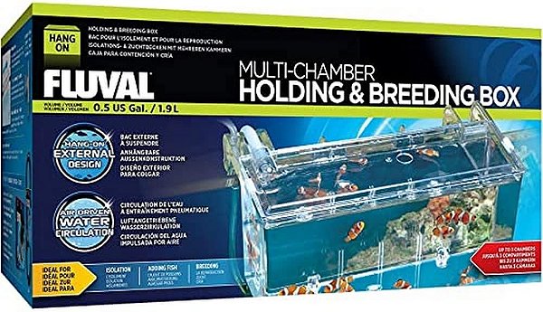 Caixa de Segurar e Criar Multi-Compartimento da Fluval, Grande - Até 3 Compartimentos de Moradia Separados