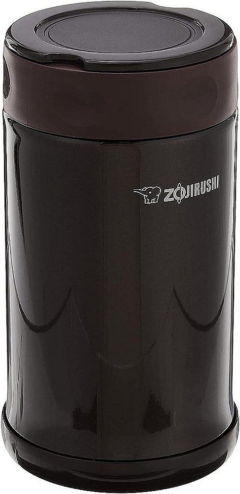 Pote de Comida de Aço Inoxidável Zojirushi, 25 Onças, Marrom Escuro