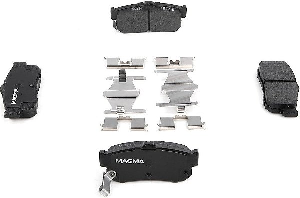 Pastilhas de freio cerâmicas traseiras MAGMA Premium PMD540C.