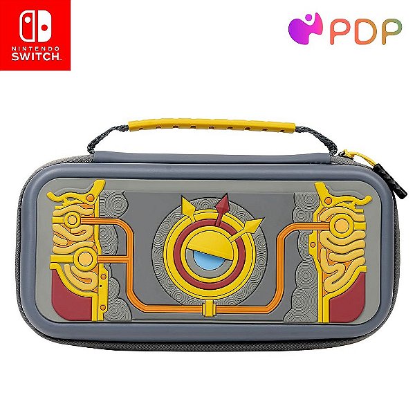 Estojo de viagem PDP Plus GLOW para Nintendo Switch/Switch Lite/Switch OLED: Lágrimas do Reino de Zelda Purah Pad 3D