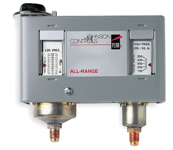 Controle de Pressão Duplo Johnson Controls P170SA-1C, 2 SPDT