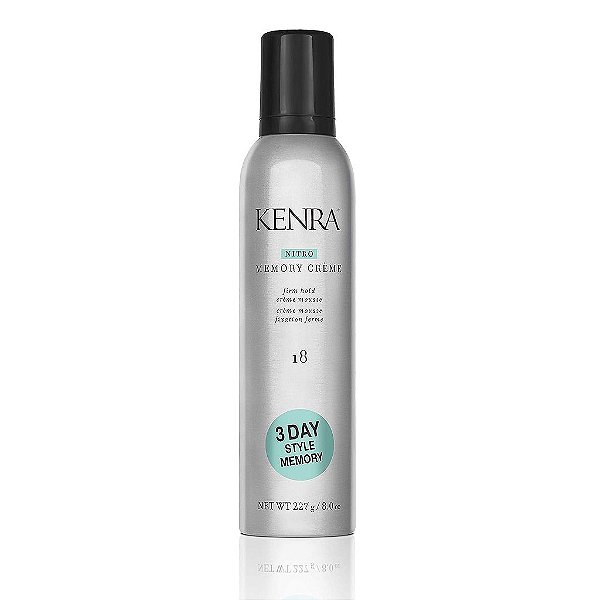 Kenra Nitro Memory Crème 18 | Firm Hold Crème Mousse | 3 Day Style Memory | 1st Nitrogen Crème Mousse | No Stick Application | All Hair Types

Kenra Nitro Memory Crème 18 | Mousse de Creme Firme | Mem