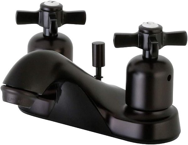 Kingston Brass FB5625ZX Millennium Torneira de Banheiro com 4 de Espaçamento, Bronze Esfregado a Óleo