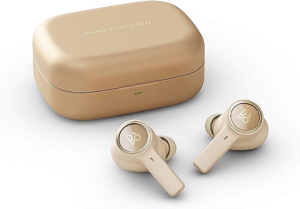 Bang & Olufsen Beoplay EX - Fones de ouvido sem fio Bluetooth com microfone e cancelamento de ruído ativo, à prova d'água, 20 horas de reprodução