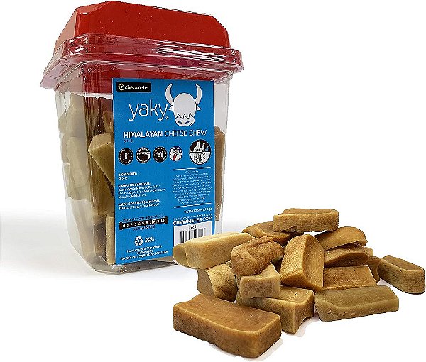 Mordedor de queijo Yaky Himalaia | Mordedores de queijo natural para cães Yak | Duradouros, sem manchas, ricos em proteínas, com baixo odor | 100% natural, saudável e seguro | Pequeno
