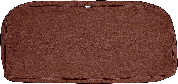 Capa de Almofada de Banco/Settee ao Ar Livre à Prova d'Água Montlake FadeSafe 41 x 18 x 3 Polegadas, Capa de Almofada de Balanço para Móveis de Pátio, Vermelho