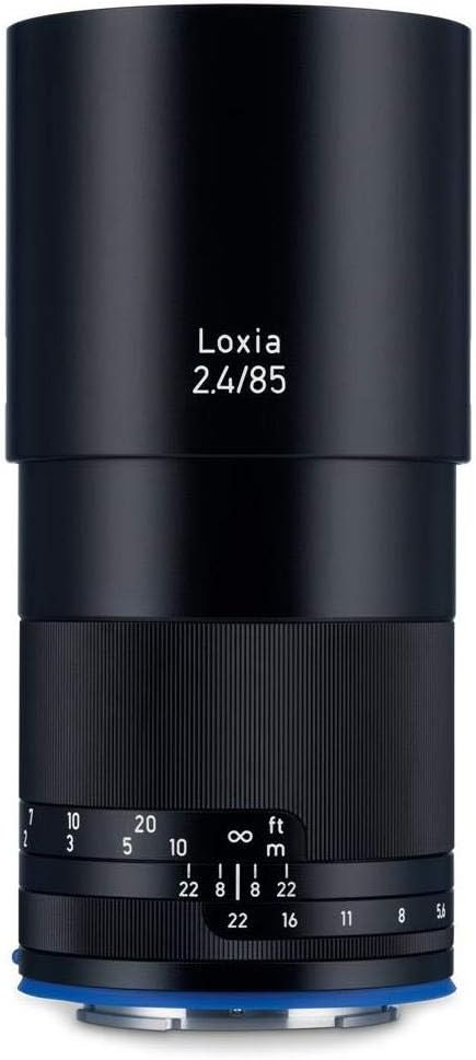 Lente telefoto Zeiss Loxia 2.4/85 para câmeras mirrorless Sony E-Mount, preto