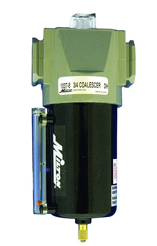 Filtro coalescente metálico Milton 1037-8 de 3/4 NPT