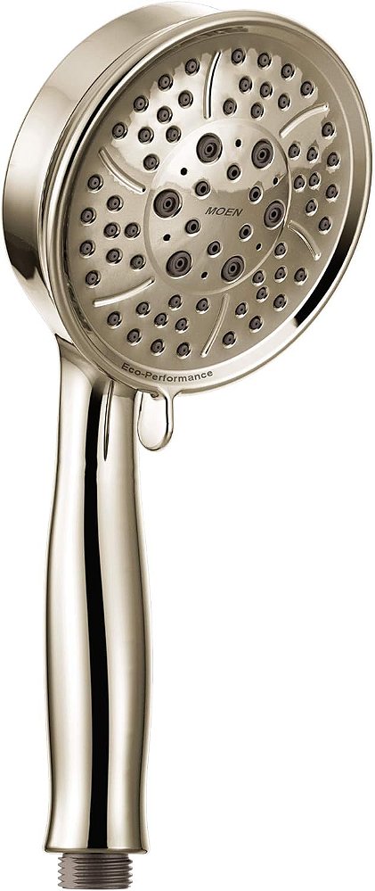 Substituição do Chuveirinho de Mão de 4 Funções Eco-Performance Moen 164927NL, Níquel Polido